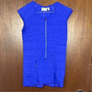 Athleta Pacifica UPF Woman’s Caspian Blue Tank Top Size XS